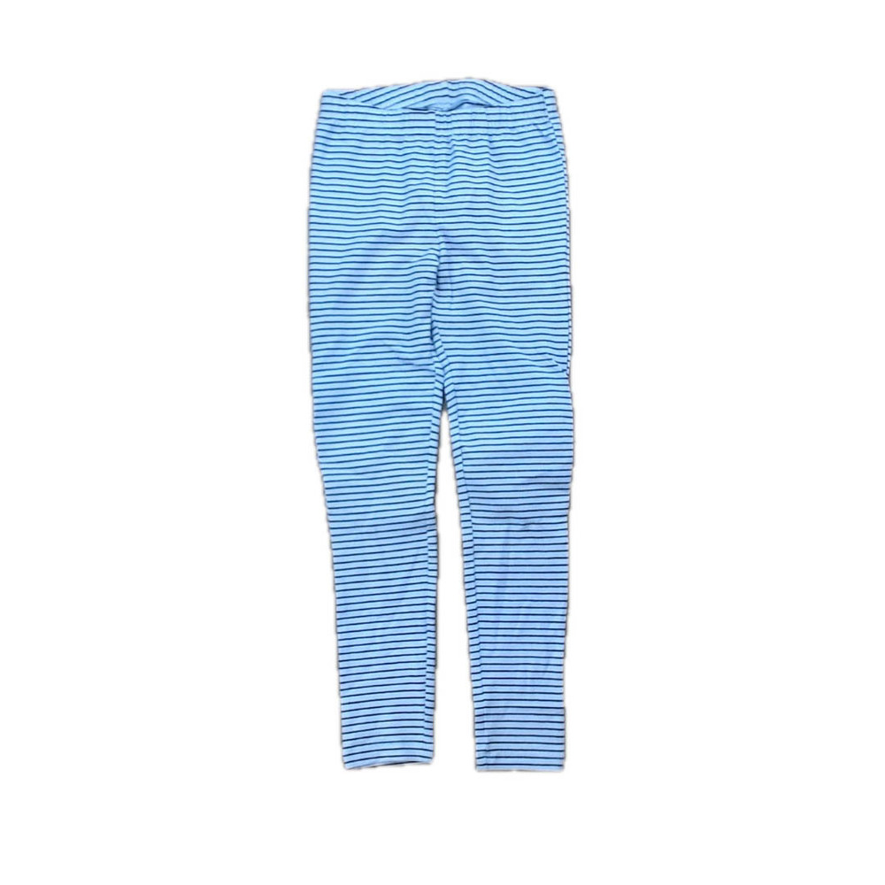 Mightly Girls Ivory Stripe Leggings size: 6-7 Years